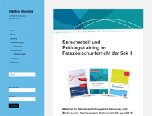 Tablet Screenshot of obeling.de